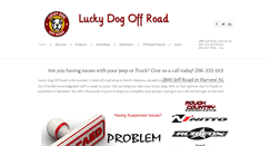Desktop Screenshot of luckydogoffroad.com